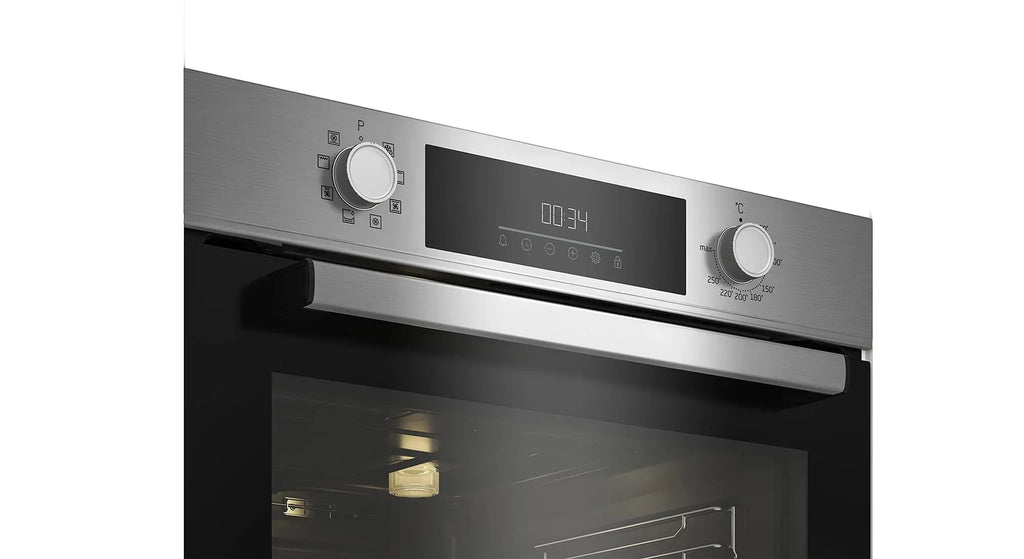 Horno encastrable Beko BBIM12300X b300 60 cm 72 l SteamShine 8 modos de cocción AeroPerfect clase energética A