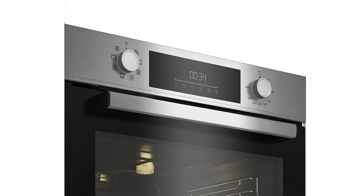 Horno encastrable Beko BBIM12300X b300 60 cm 72 l SteamShine 8 modos de cocción AeroPerfect clase energética A
