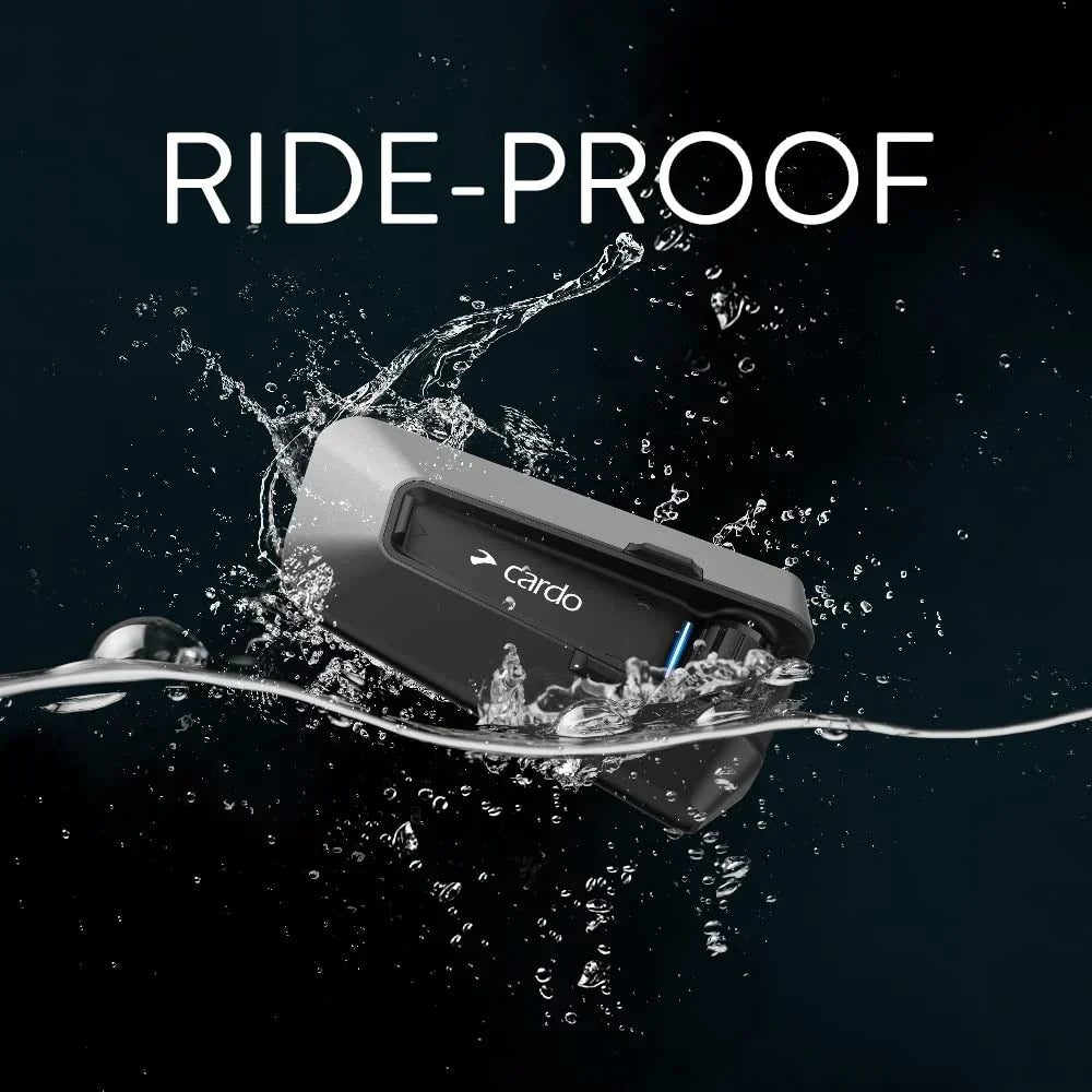Cardo PACKTALK Edge Duo - Intercomunicador Bluetooth para motociclistas