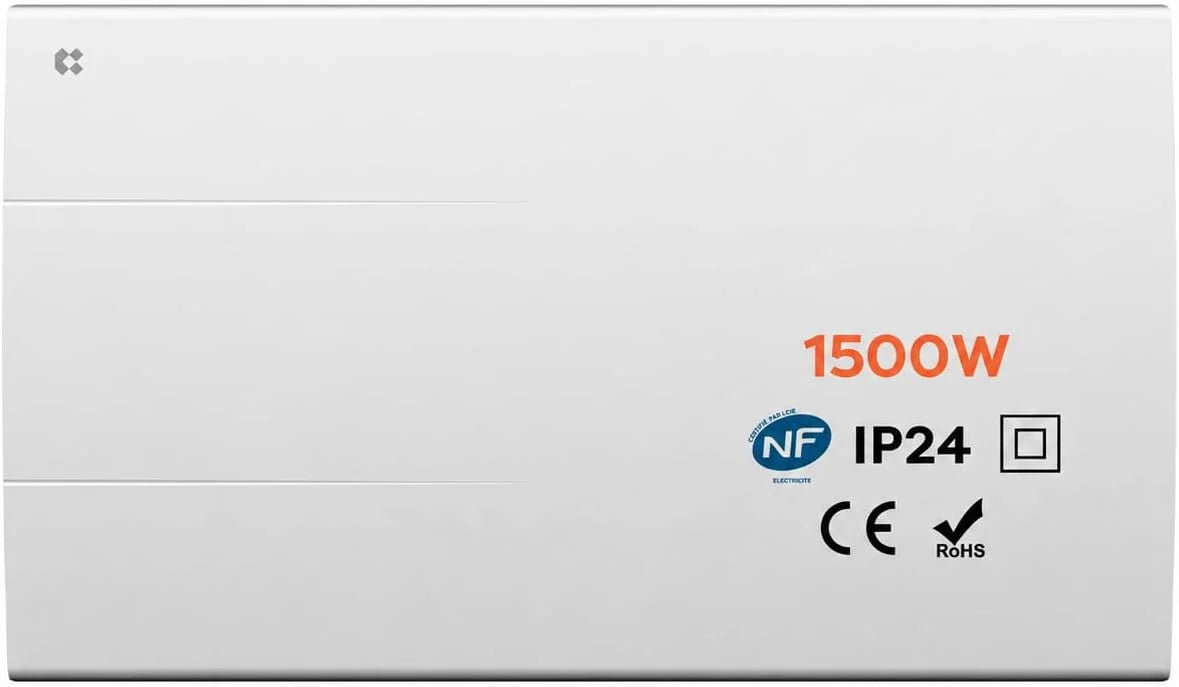 CIARRA CBHT15E bezwładnościowy grzejnik ceramiczny 1500 W - WiFi Inteligentne ogrzewanie elektryczne z PID, wykrywanie okien, programowanie tygodniowe i blokada dla dzieci
