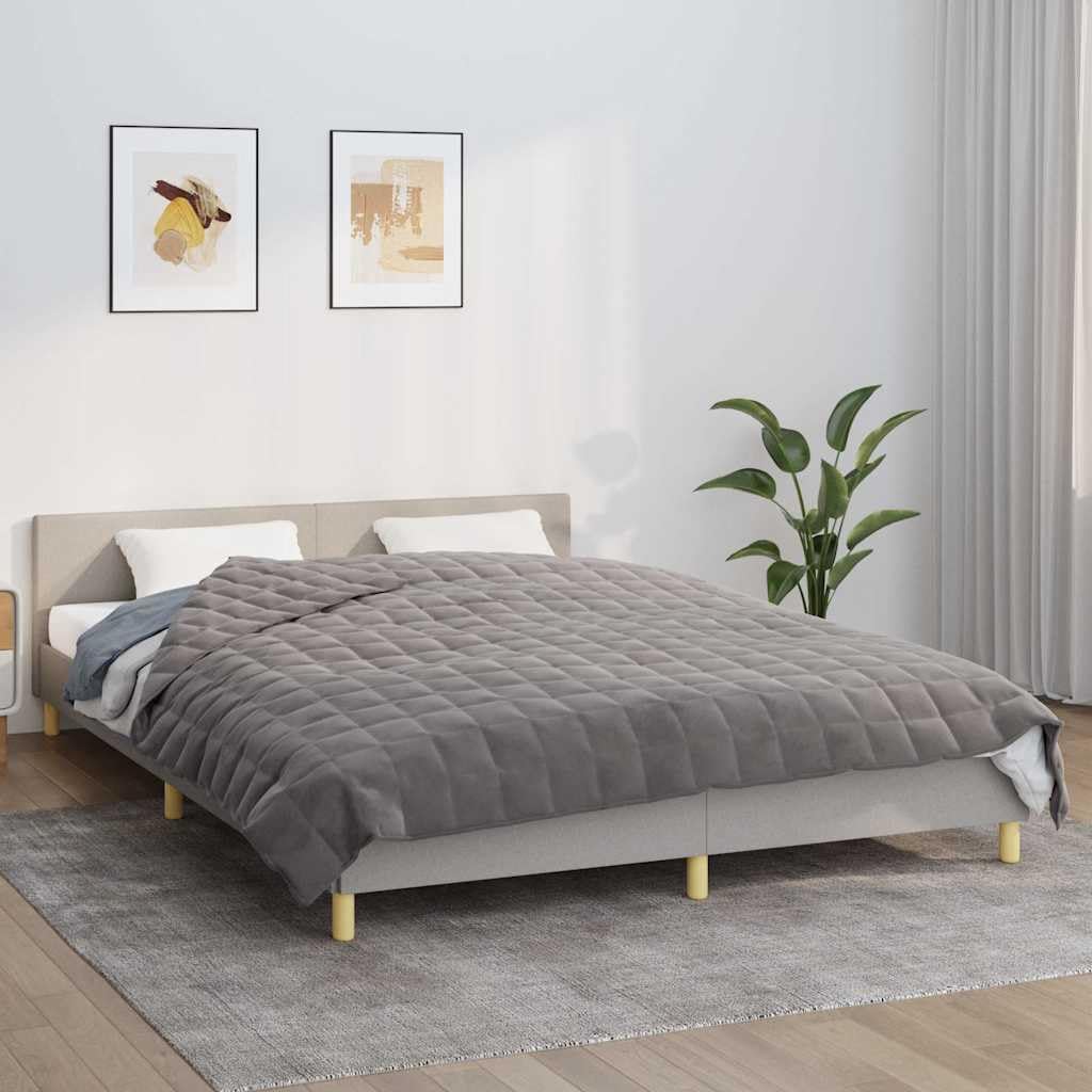 Koc obciążeniowy 200x225 cm 9 kg szary