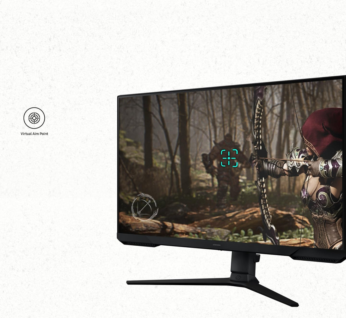 Monitor Gaming Samsung Odyssey G30D 27'', 180Hz, 1ms, VA, Full HD (1920x1080), 3000:1, ajustable en altura, pivotable, orientable, inclinable, LS27DG302EUXEN