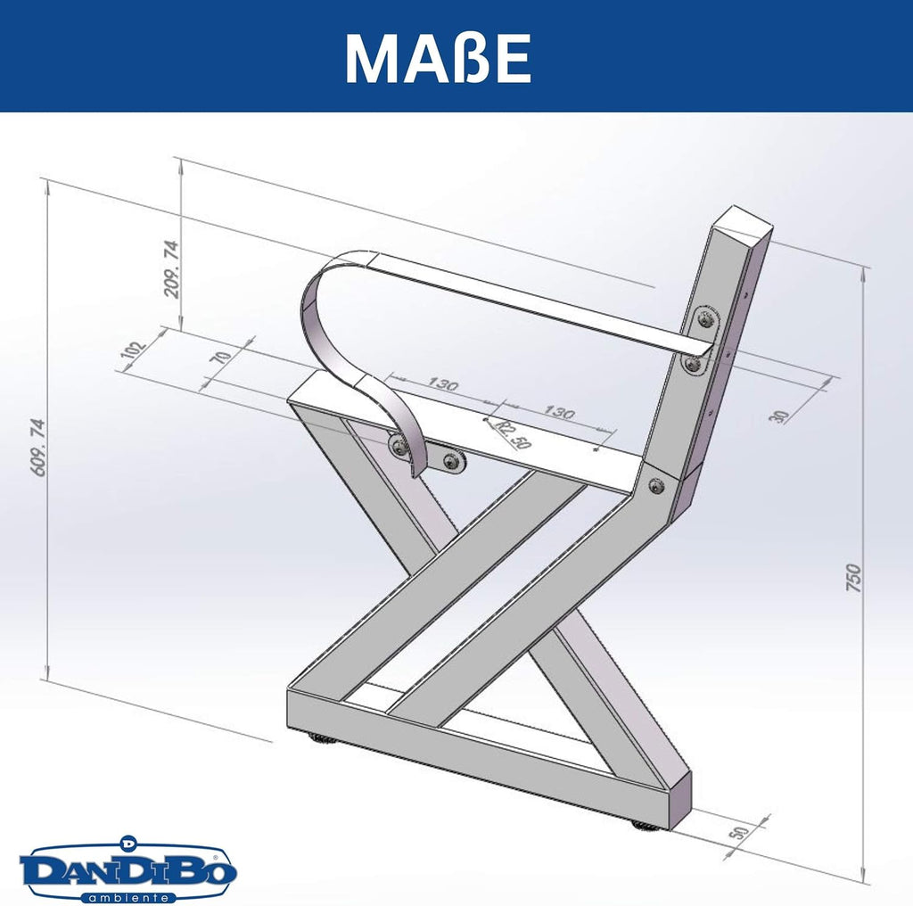 DanDiBo Juego de 2 estructuras para banco con respaldo de metal negro, patas para banco de bricolaje, bases para banco, soportes para banco 96670, estructura de asiento para banco de jardín, resistente y estable