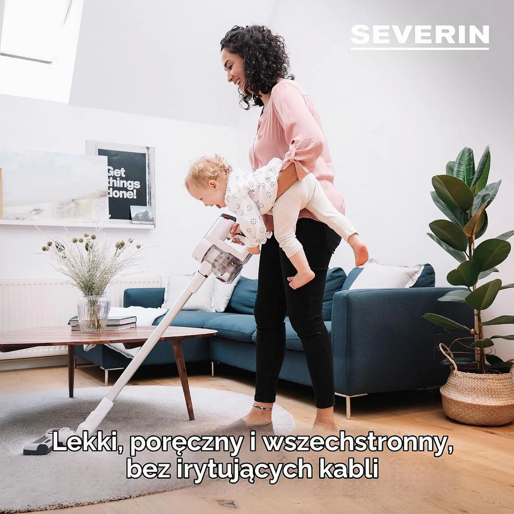 Severin Hv 7166 Bezprzewodowy Odkurzacz Pionowy 2W1