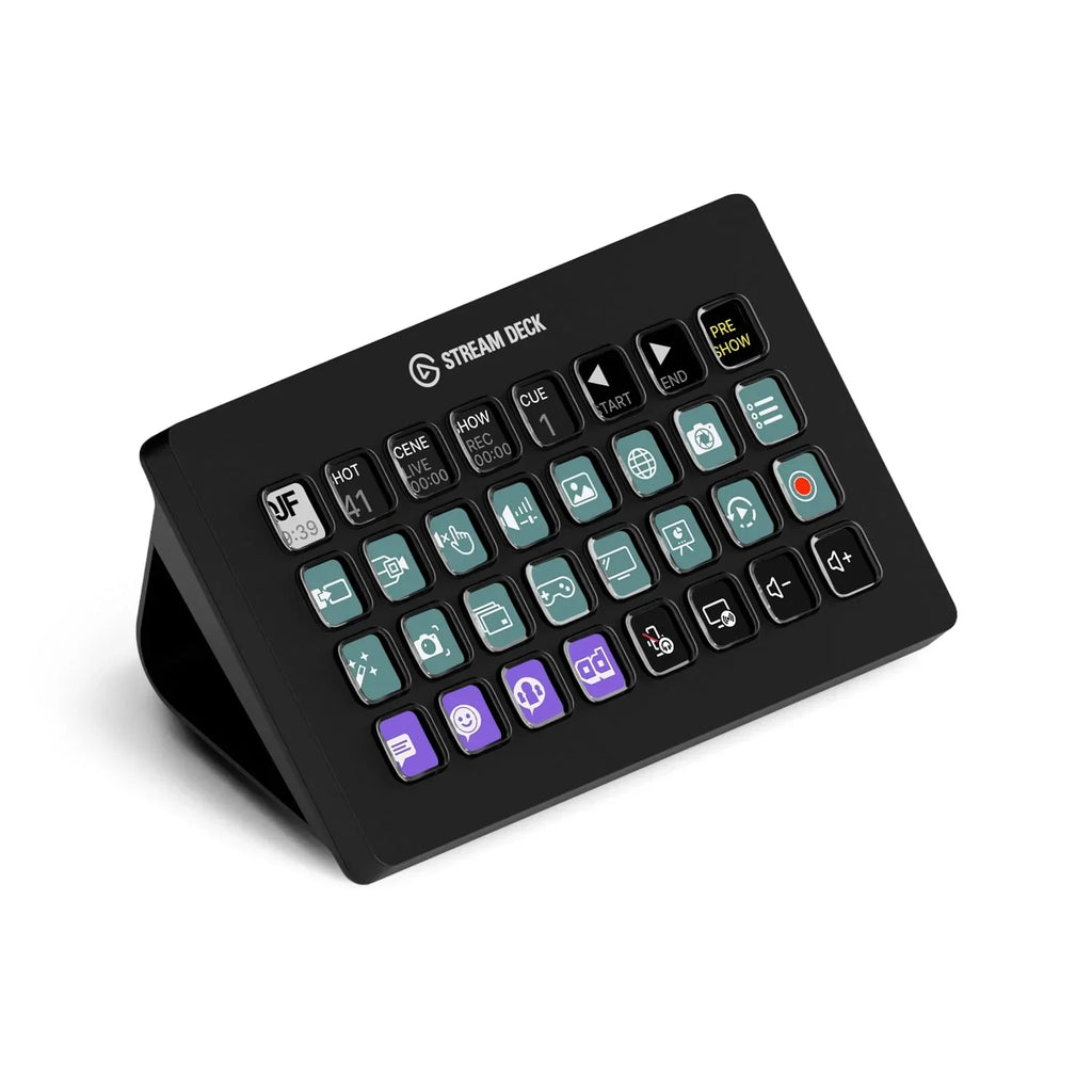 Elgato Stream Deck XL, controlador de estudio, 32 teclas, acciones ilimitadas, integraciones, retroalimentación visual, Mac/PC