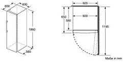 Congelador Siemens GS54NAWCV iQ500, 176 x 70 cm, 327 L, noFrost nunca más volver a descongelar, bigBox espacio para alimentos congelados grandes, varioZone estantes y cajones de cristal flexibles, Blanco