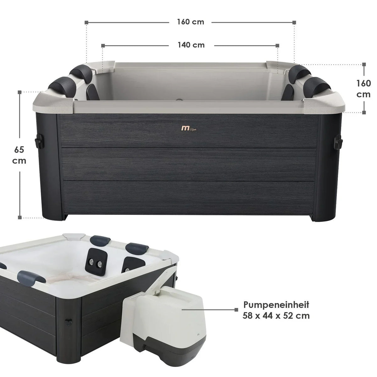Jacuzzi Spa Oslo 2026 con iluminación LED