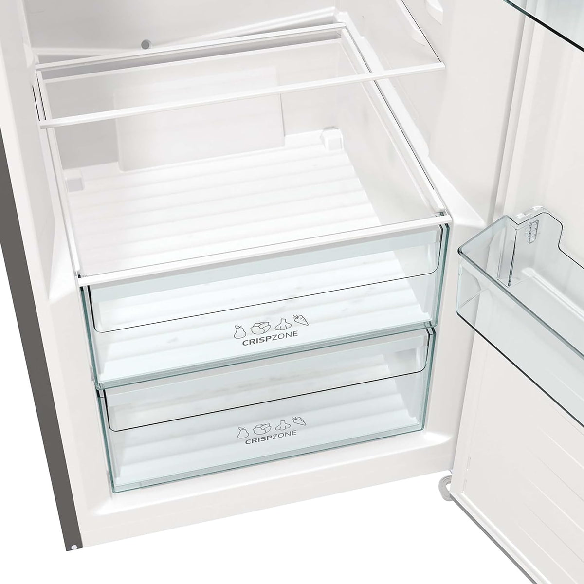 Frigorífico Gorenje R 619 DAXL6/AdaptTech/FreshZone/Función de enfriamiento rápido/Sistema de refrigeración por circulación de aire/Pantalla LED / 398l / 185cm / Clase energética D/Acero inoxidable