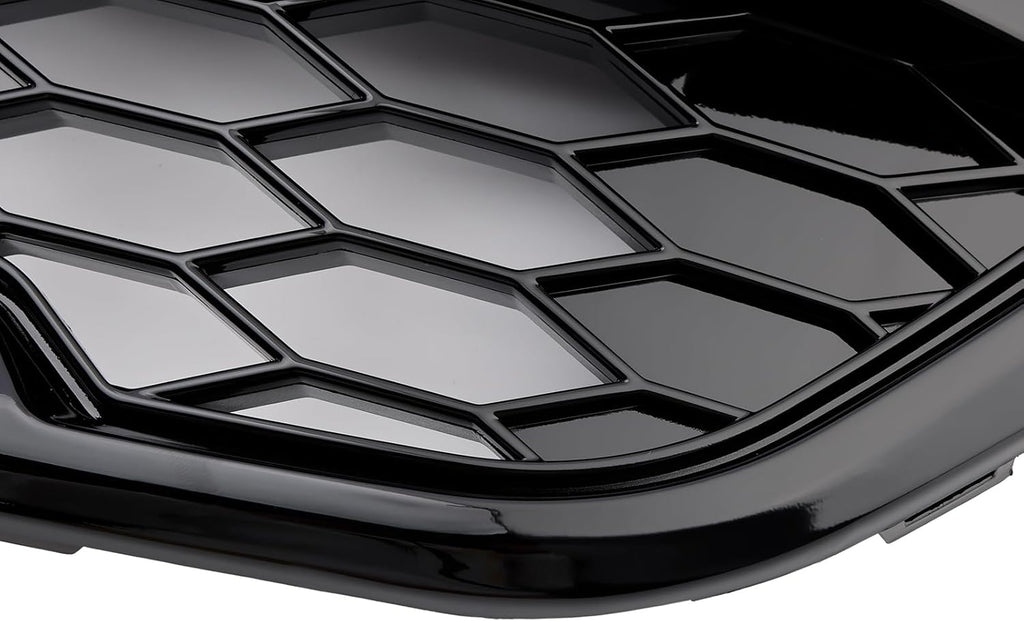 Artudatech Rejilla de parachoques delantero negro brillante compatible con Ford Transit Custom Trail 2018-2023 3LED