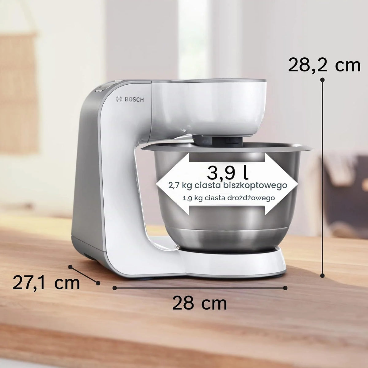 Bosch Serie 4 Robot kuchenny 1000 W, MUM58W20