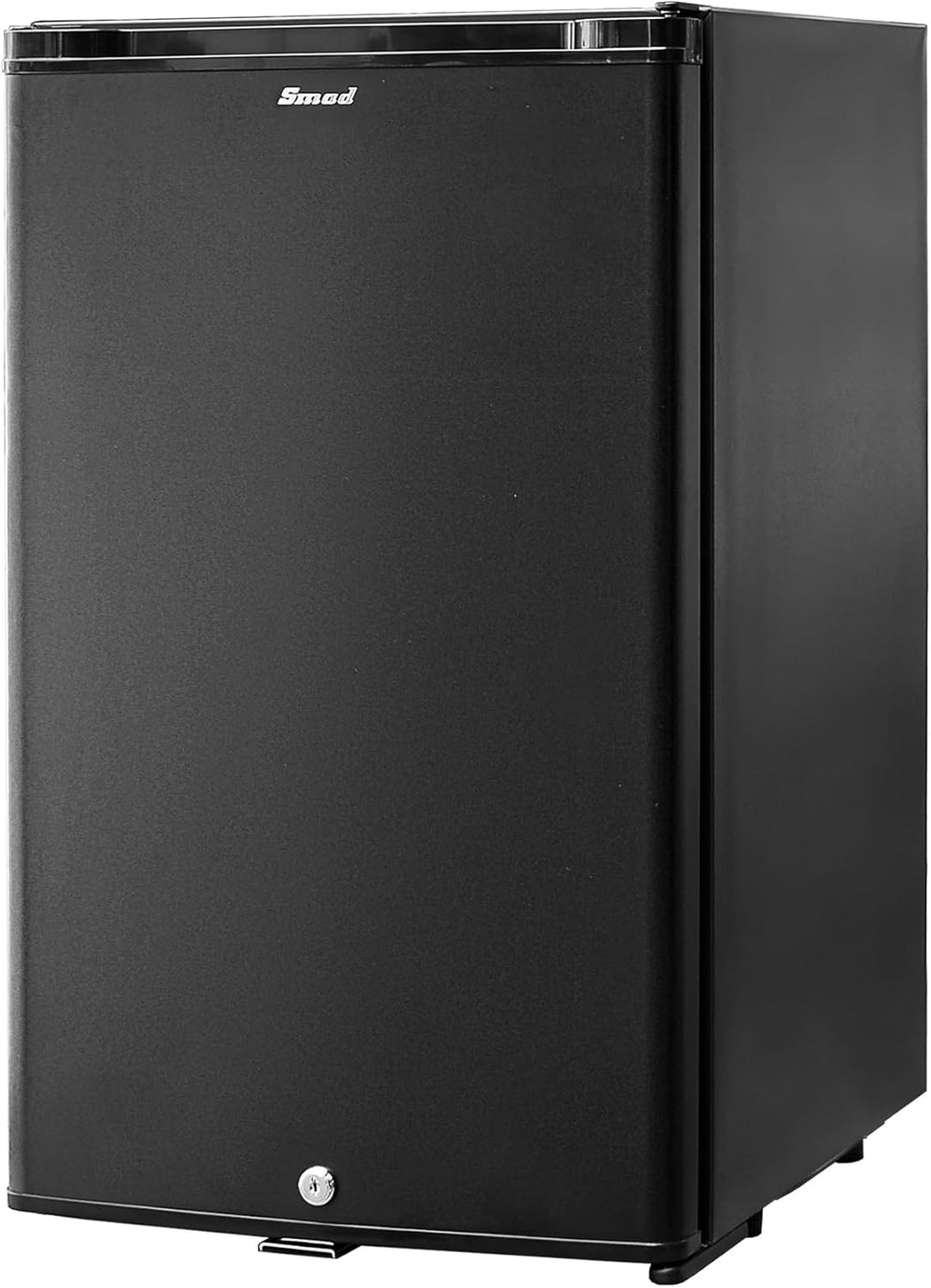 Frigorífico Smad 12V, Nevera para Autocaravana 12V 220V, Refrigerador Silencioso con Cerradura, para Coche, Caravana, Furgoneta, Dormitorio, Oficina, Hotel, Alojamiento, 50L, Negro