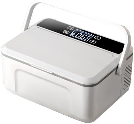 Incluye tres baterías - Nevera médica - Refrigerador portátil para medicamentos - Refrigerador para insulina