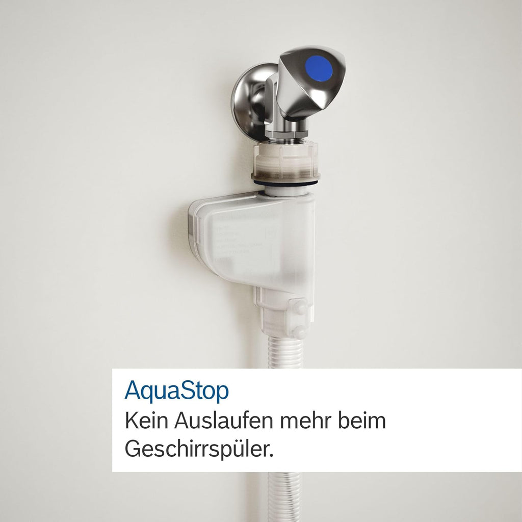 Bosch SPV2HMX42E, Serie 2, lavavajillas inteligente totalmente integrable, 45 cm de ancho, tercera bandeja para cubiertos, secado extra con solo pulsar un botón, cesta superior regulable en altura, motor silencioso y eficiente, con aquaStop
