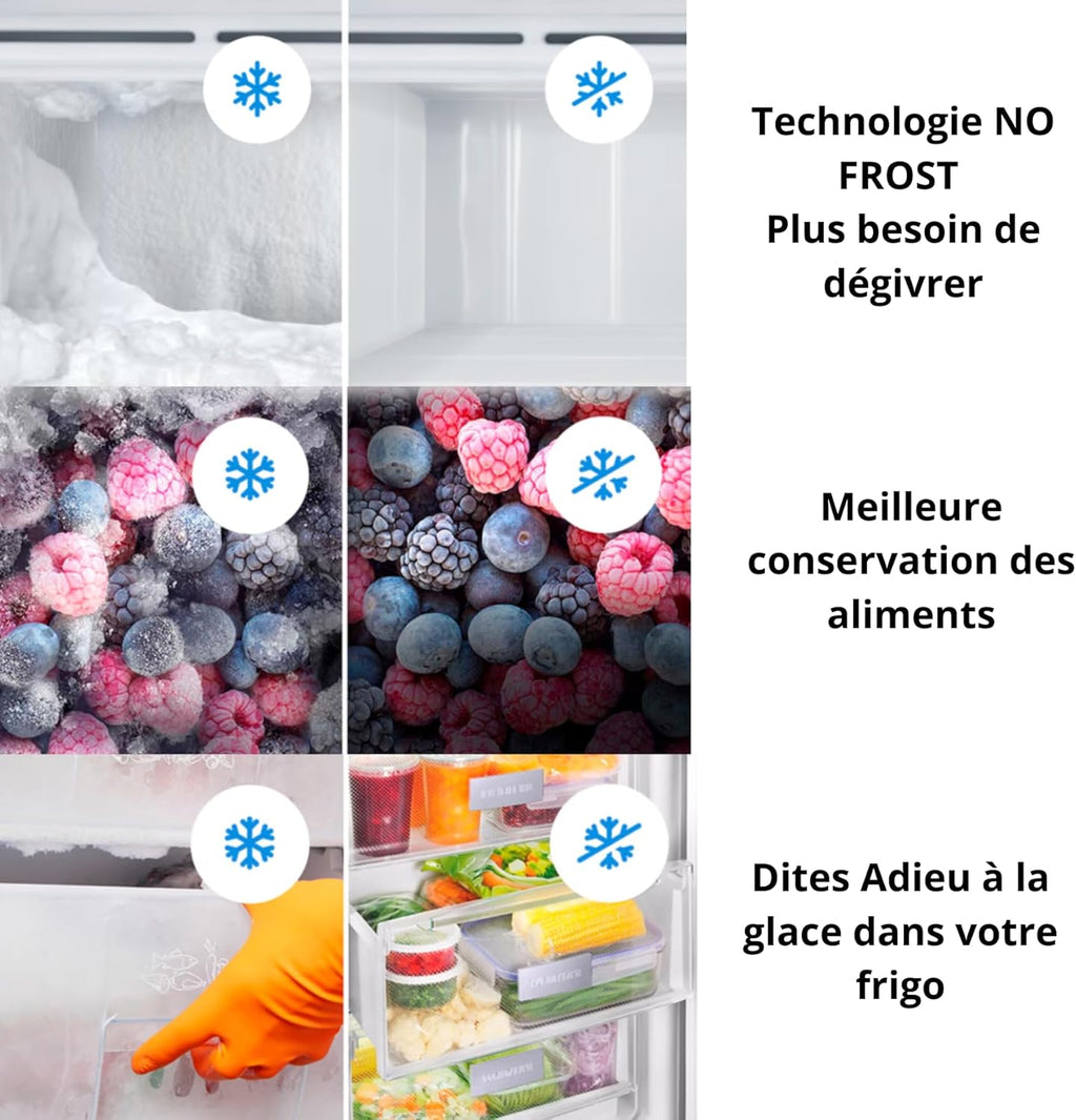 Refrigerador de una puerta GEDTECH 359L GSP359NFIX - No Frost - Inox