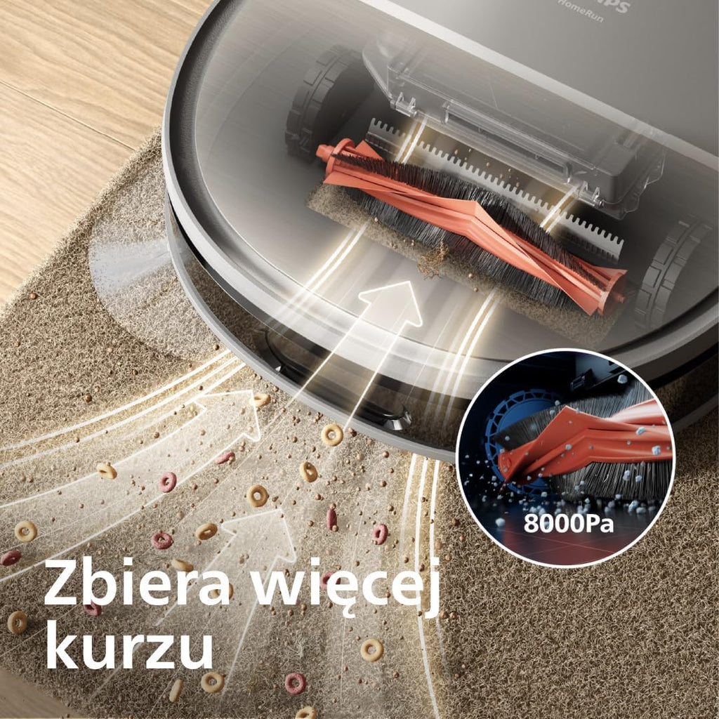 Philips HomeRun Robot Odkurzająco-Myjący serii 9000, Stacja Wielofunkcyjna