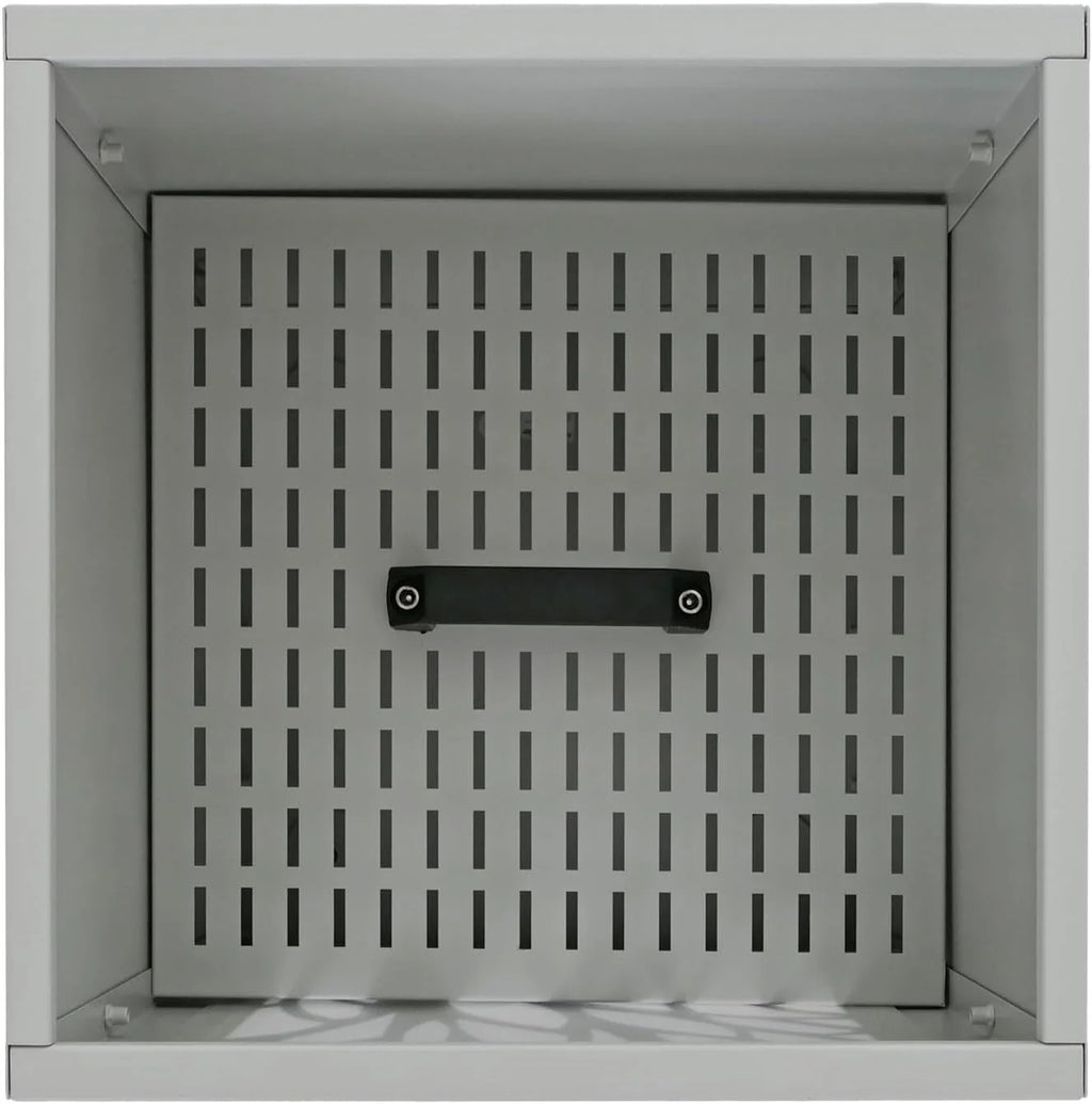 Mendler Pojemnik na pellet HWC-Q30 drzewa, pudełko do przechowywania np. karmy dla zwierząt, rolki nóżki 64 x 36 x 36 cm – biało-jasnoszary