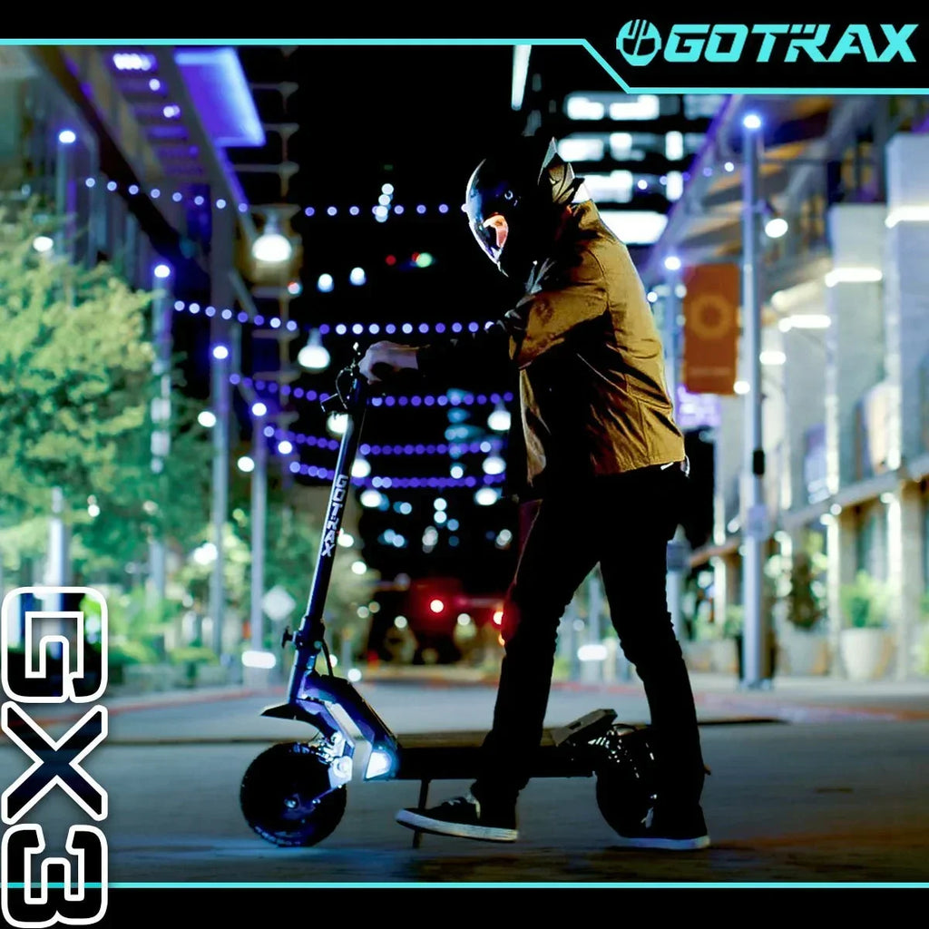 Patinete Eléctrico Todoterreno Gotrax GX3 2026 – Doble Motor Potente, Velocidad Máxima 64 km/h, Neumáticos Todoterreno