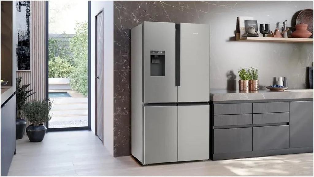 SIEMENS KF96DPPEA iQ700 lodówko-zamrażarka, 183 x 90,5 cm, chłodzenie 574 l i zamrażanie 199 l, noFrost, hyperFresh 0 stopni, światło LED, podświetlana tylna ścianka z multiAirflow