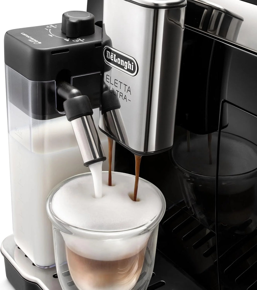 De'Longhi Eletta Ultra - Automatyczny Ekspres 40+ Napojów Silent Tech
