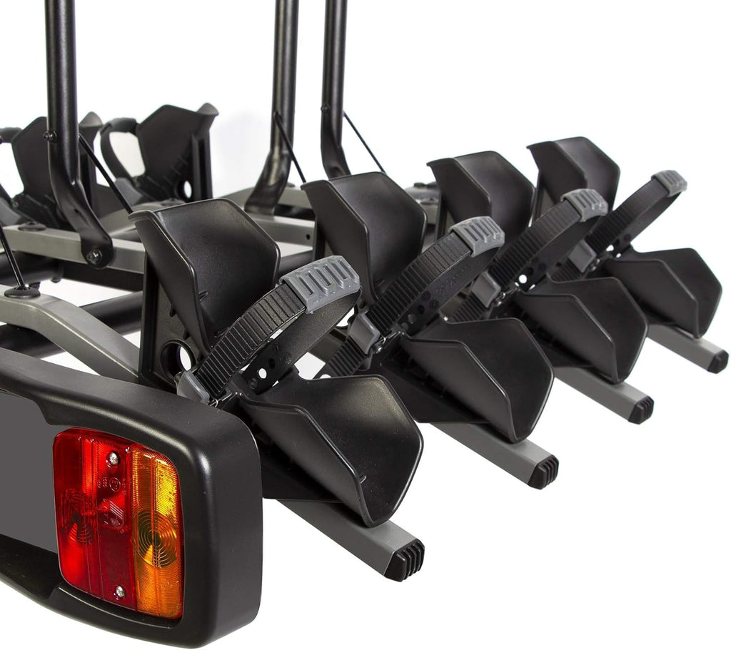 Portabicicletas Buzz Rack New Buzzy Bee 4 para bola de remolque, plataforma para 4 bicicletas
