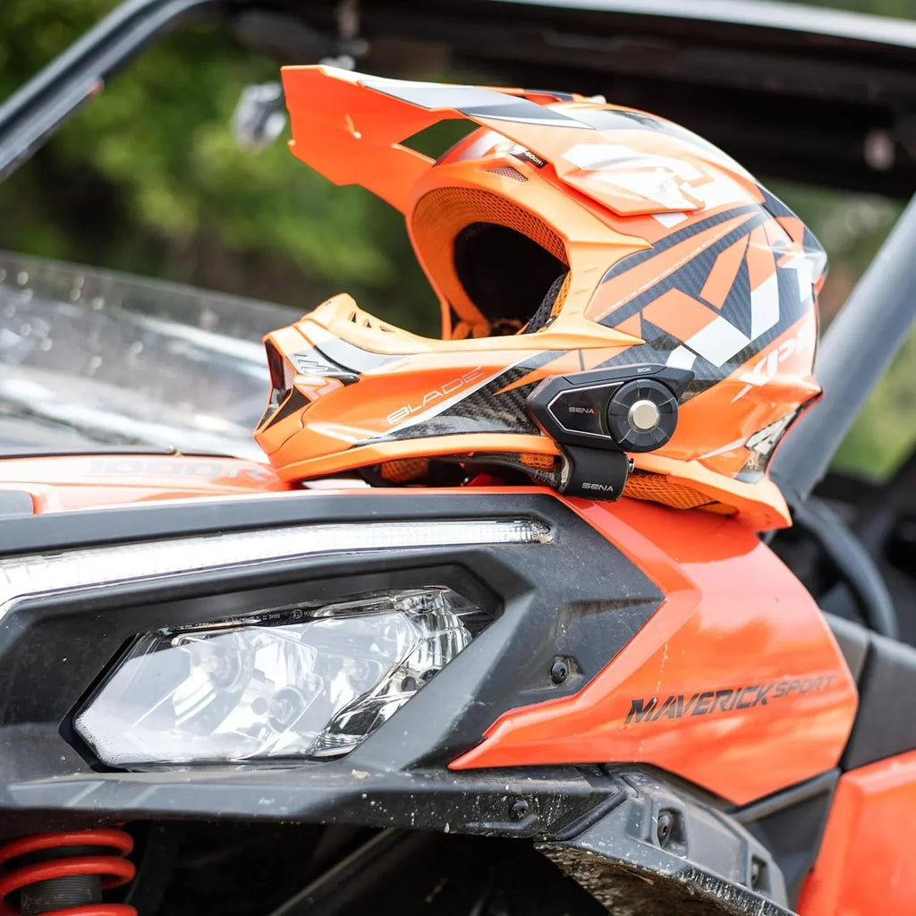 Sistema de comunicación por malla Bluetooth para motocicleta 30K con altavoces HD, intercomunicador para comunicación grupal y conexión entre varios conductores