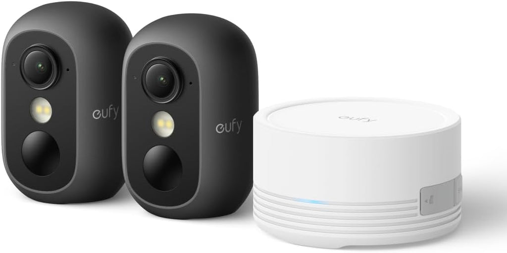 eufy Security Anker eufyCam C35 Set de 2 cámaras, cámara de vigilancia para exteriores