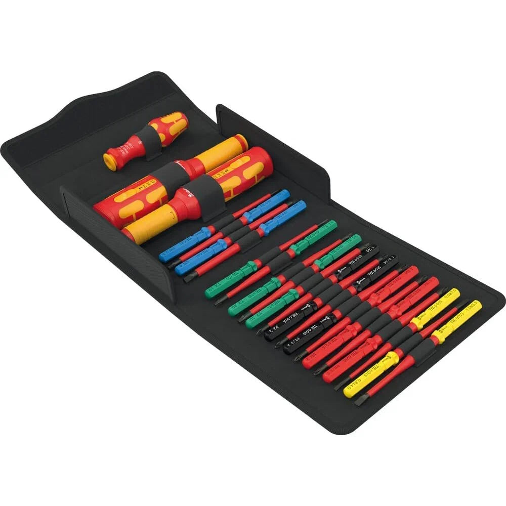Juego de destornilladores dinamométricos VDE de 23 piezas Safe Torque Speed para armarios eléctricos, modelo 05006633001, aislado, IEC 60900