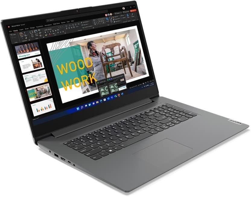 Lenovo i7 (17,3 pulgadas IPS FHD) Portátil (Intel® Core™ i7 1355U, 10 núcleos, 5,00 GHz, 24 GB DDR4, 1 TB SSD, Intel® Iris® XE, HDMI, Cámara, BT, WLAN, Windows 11, Teclado AZERTY [francés] #7438