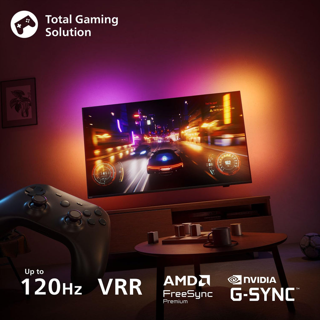 Smart TV Philips Ambilight 77OLED760 4K OLED - Pantalla de 77 pulgadas con motor de imagen P5 AI Perfect Picture Ultra HD, Titan OS, Dolby Vision y sonido Atmos - Compatible con Alexa y el Asistente de Google