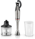 Bosch, blender ręczny, ErgoMaster Serie 8, silnik 1500 W, intuicyjna regulacja prędkości, 6-ramienne ostrze, akcesoria w zestawie, stal nierdzewna, MSM8M930