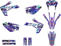 KIT DECORATIVO RIEJU MRT 50 DE 2009 A 2021 GALAXIE Holográfico (violeta)