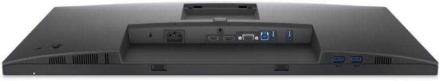 Monitor Dell P2722H de 27" Full HD (1920x1080), 60Hz, IPS, 5ms, 99% sRGB, DisplayPort, HDMI, VGA, 5x USB, garantía de 3 años, negro