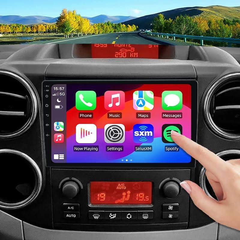 Para Citroën Berlingo B9 Peugeot Partner 2008-2019 CarPlay inalámbrico para Apple Android Auto