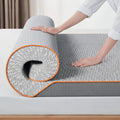 PERLECARE Topper 180 x 200 cm - 7,5 cm wysokość twardy topper na materac, twardości H3 H4 pianka żelowa z wysokiej jakości osłoną materacy, certyfikowany przez Oeko-Tex topper na materac do łóżka