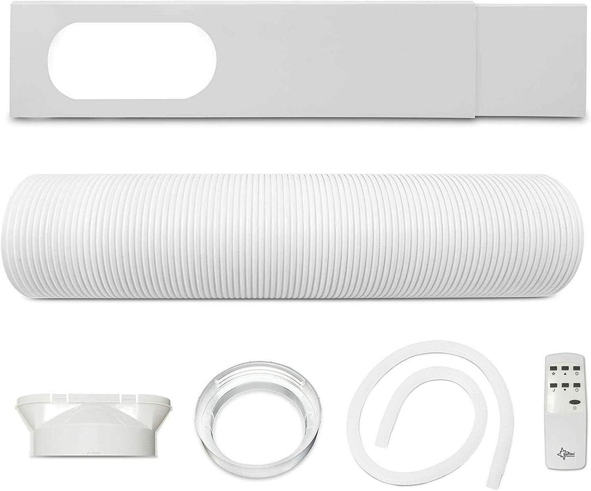 SUNTEC Aire acondicionado portátil Impuls 2.6 Eco R290 – Aire acondicionado móvil y silencioso con tubo de escape – Enfriador y deshumidificador para habitaciones de hasta 34 m² – Refrigeración móvil para hogar y oficina – 9.000 BTU | 2600 vatios