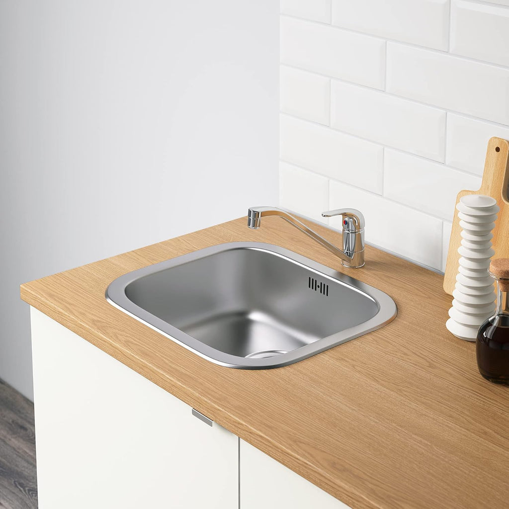 IKEA KNOXHULT cocina esquinera, 183 x 122 x 91 cm, blanco