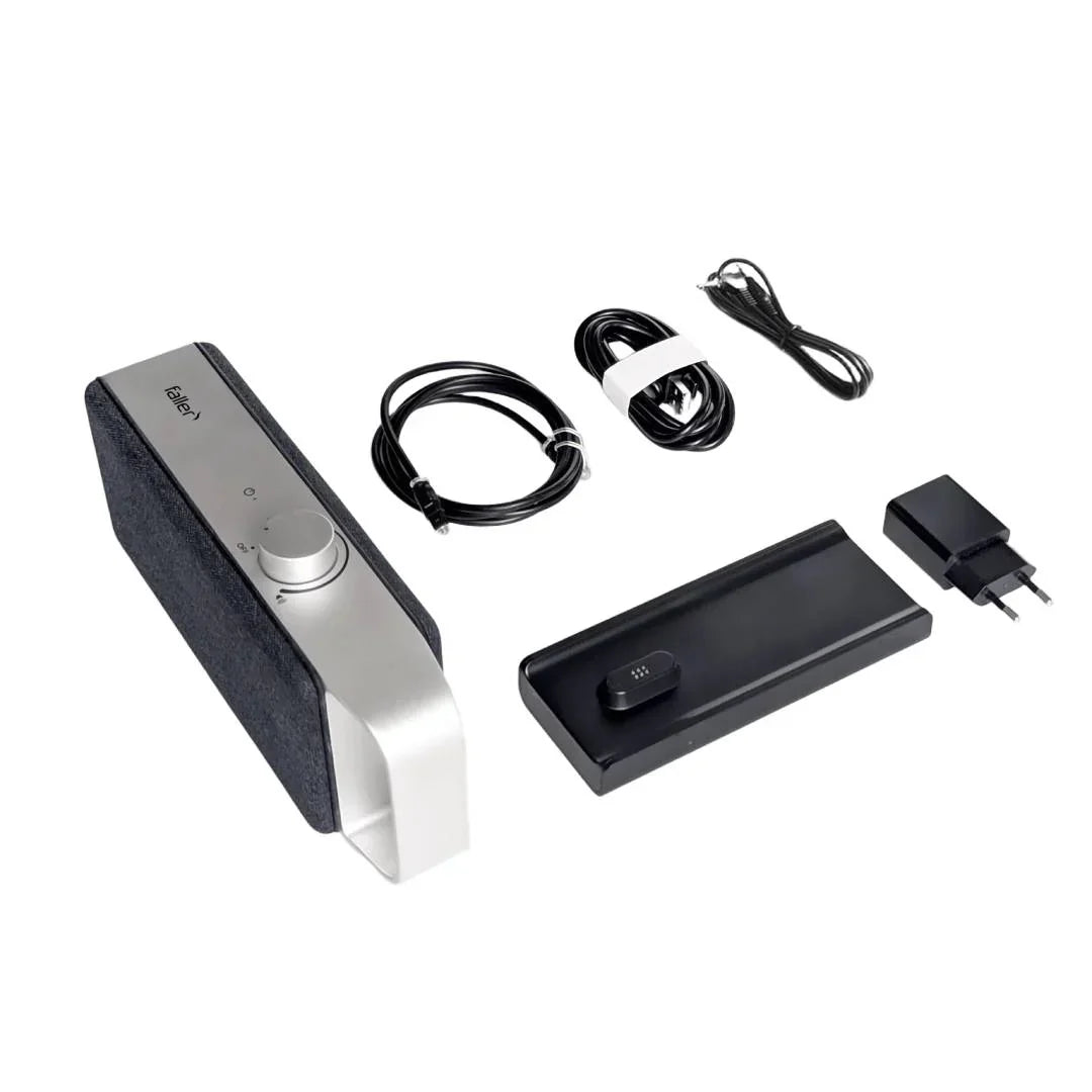 Barra de sonido para TV Oskar SV-100 GY con amplificación de voz, 16 horas de autonomía y conexión óptica