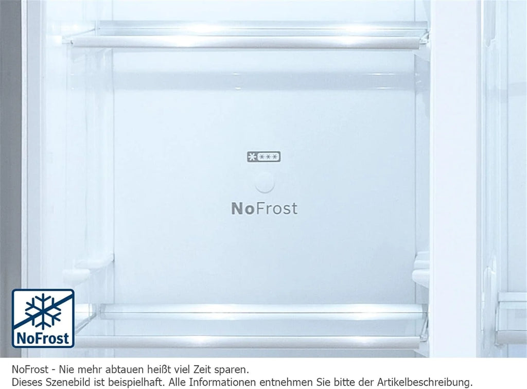 Bosch GSN58AWDP seria 6 zamrażarka XXL, 191 x 70 cm bardzo szeroka, 365 l, NoFrost nigdy więcej rozmrażania, oświetlenie LED, równomierne oświetlenie, BigBox miejsce na duże mrożonki, kolor biały