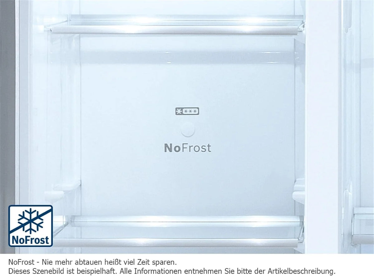Bosch GSN58AWDP seria 6 zamrażarka XXL, 191 x 70 cm bardzo szeroka, 365 l, NoFrost nigdy więcej rozmrażania, oświetlenie LED, równomierne oświetlenie, BigBox miejsce na duże mrożonki, kolor biały