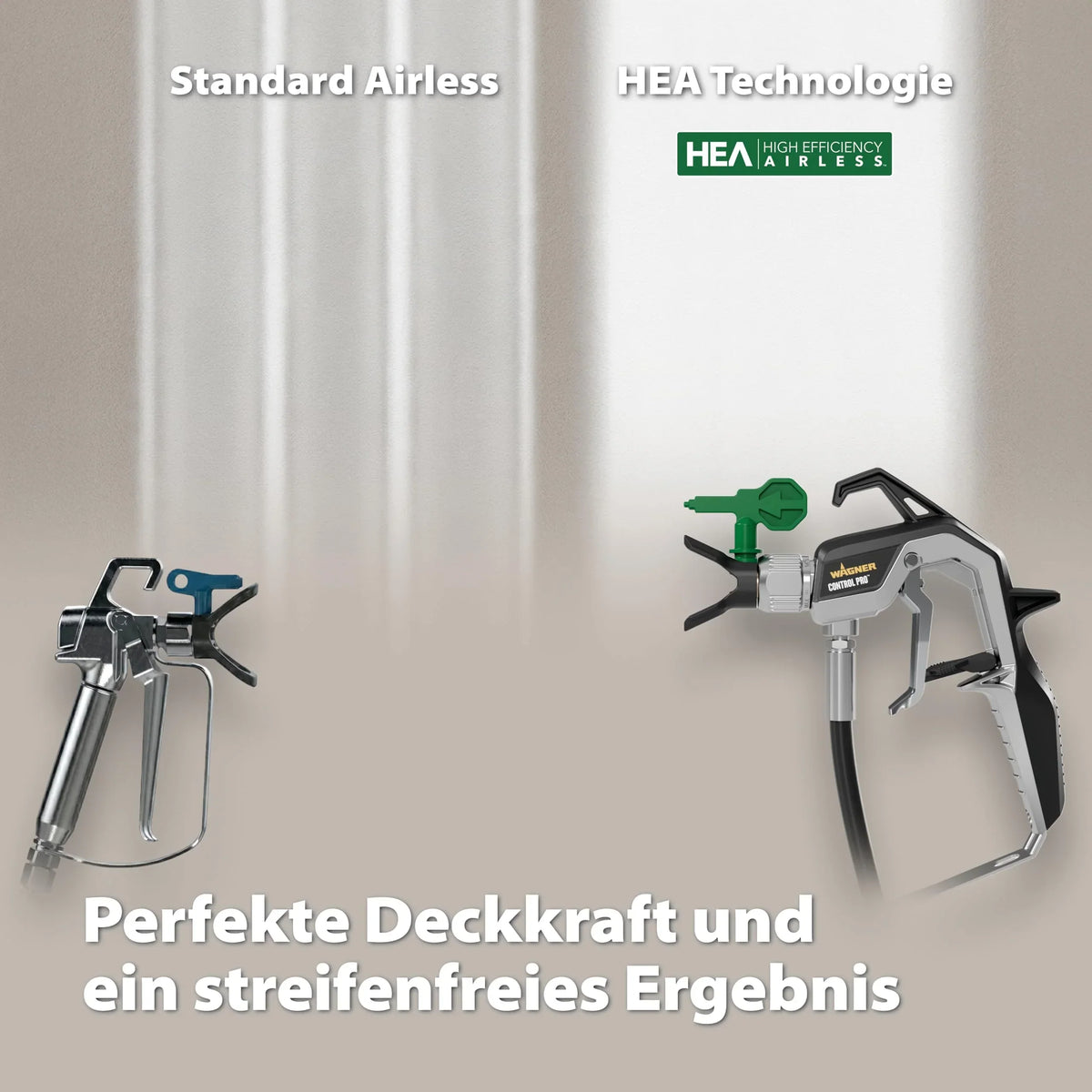 Sistema de pulverización airless Wagner Control Pro 350 R para pintura de pared, látex, barniz y lasur, 15 m² en 2 min, regulador de presión de 110 bar, manguera de 15 m