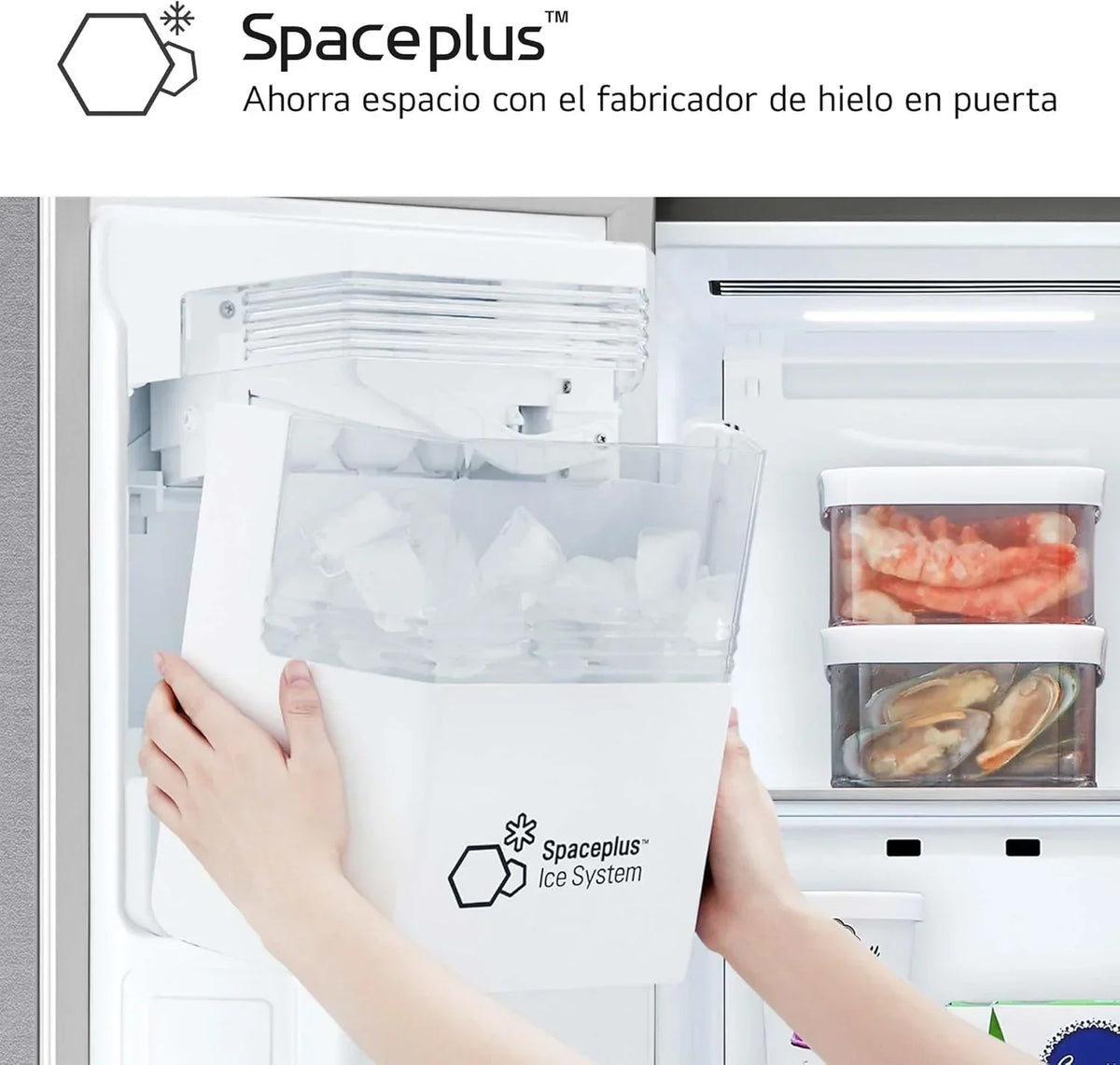 GSLC40PYPE - Frigorífico Side by Side, Serie 400, Clasificación E, 641 L, Inox Antihuellas