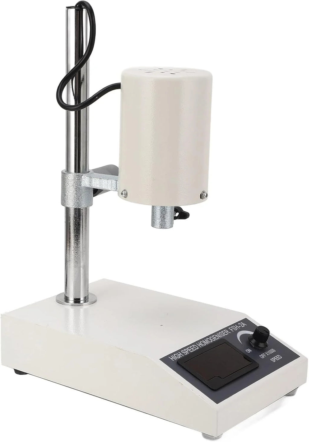 Homogenizator Wysokoobrotowy, Regulowany Homogenizator Wysokoobrotowy 8000‑22000 Obr/min Głowice Robocze FSH-2A z Akcesoriami do Blendera 5‑1000 Ml, Mieszadła (Wtyczka UE 220 V)