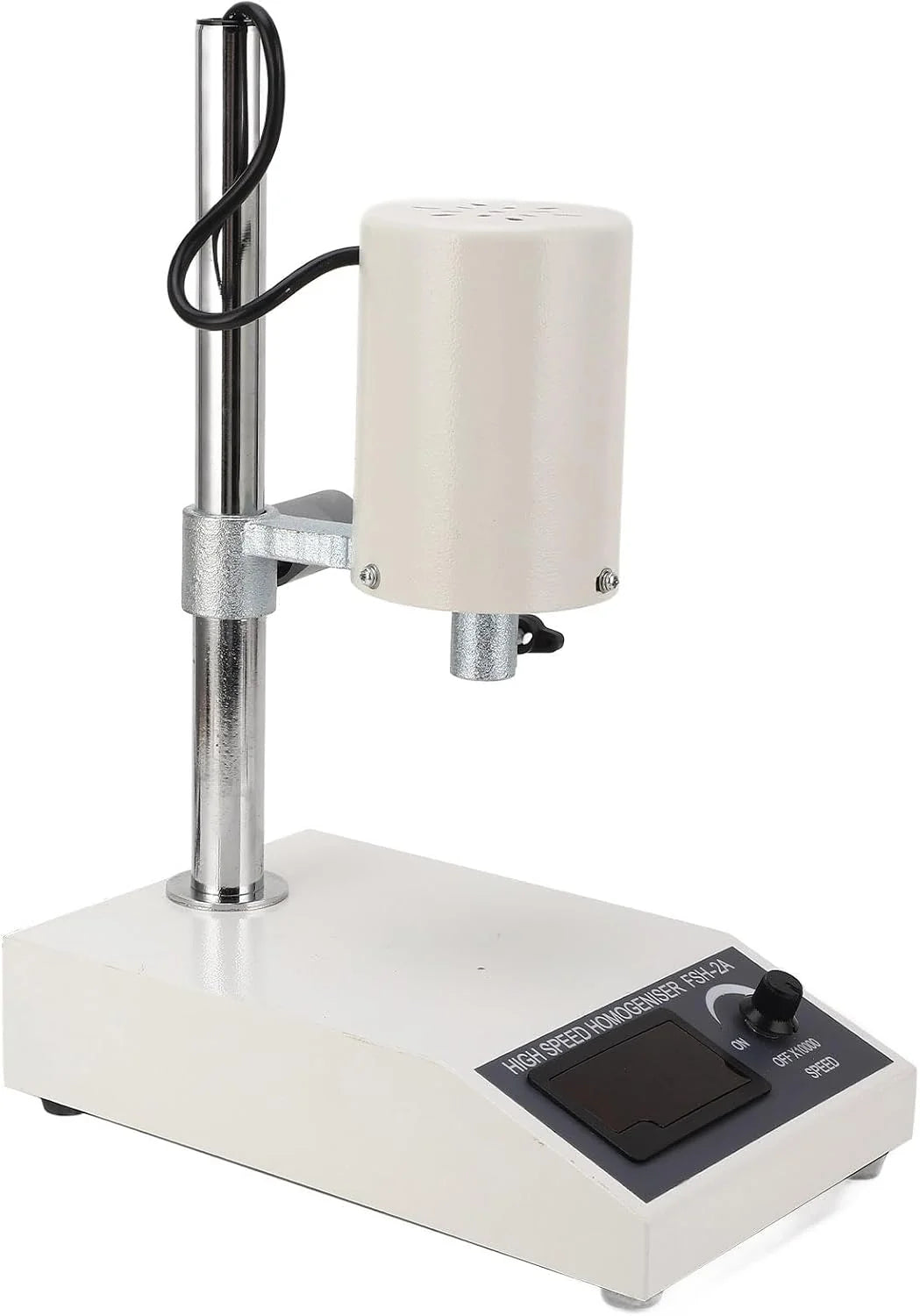 Homogenizator Wysokoobrotowy, Regulowany Homogenizator Wysokoobrotowy 8000‑22000 Obr/min Głowice Robocze FSH-2A z Akcesoriami do Blendera 5‑1000 Ml, Mieszadła (Wtyczka UE 220 V)