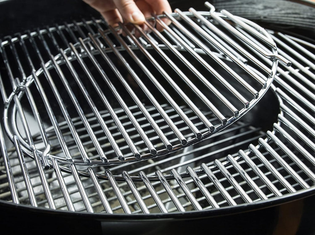 Barbacoa de carbón Weber Master-Touch, 56 cm, color marfil
