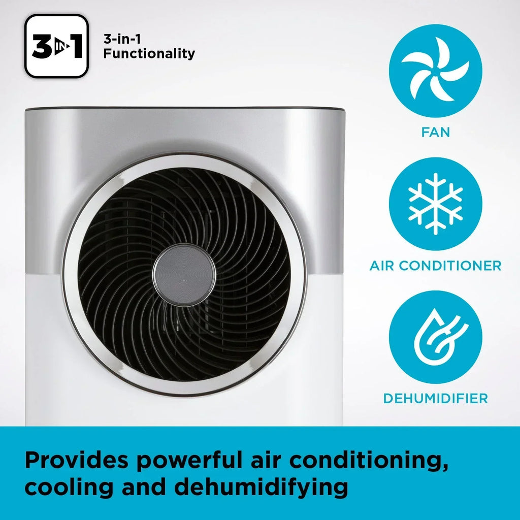 Aire acondicionado portátil 3 en 1 Black+Decker BXAC40008GB 12000 BTU blanco