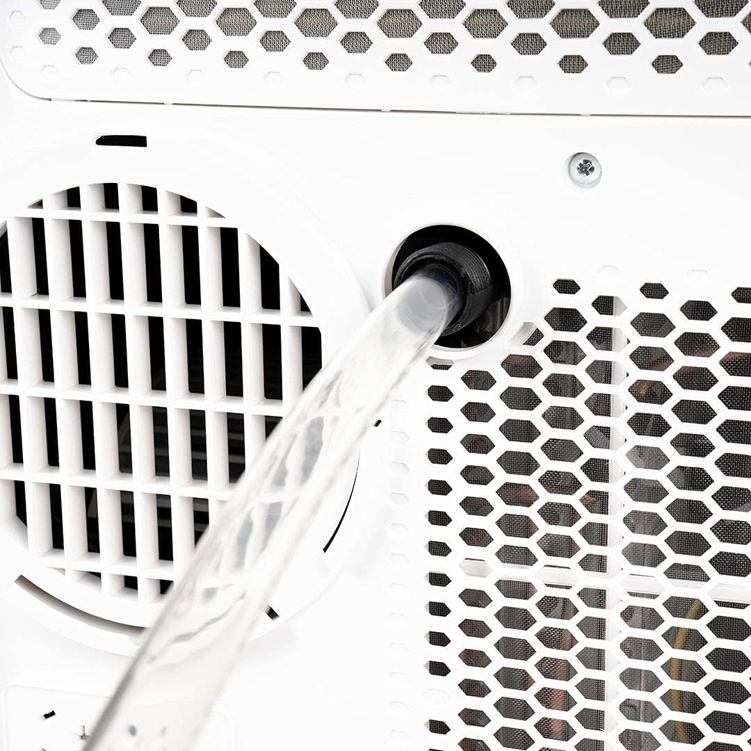 Aire acondicionado portátil Comfee Breezy Cool Pro 2.6, 9000 BTU 2,6 kW, refrigeración, ventilación y deshumidificación, control por aplicación, para habitaciones de hasta 88 m³ (33 m²), aire acondicionado móvil con tubo de escape
