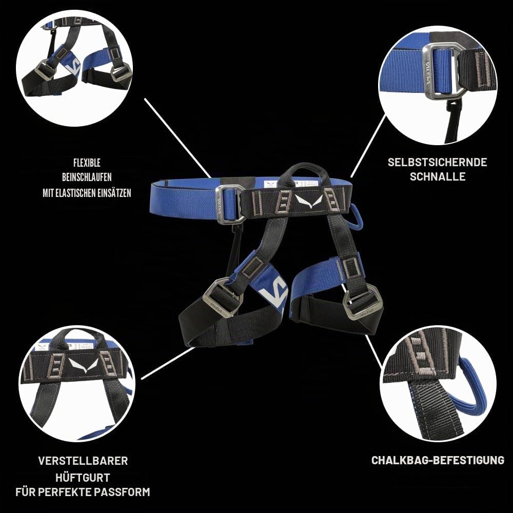Set de vía ferrata Attac Evo Toxo 3.0, kit completo con casco, mosquetones y disipador de energía, talla única para escalada