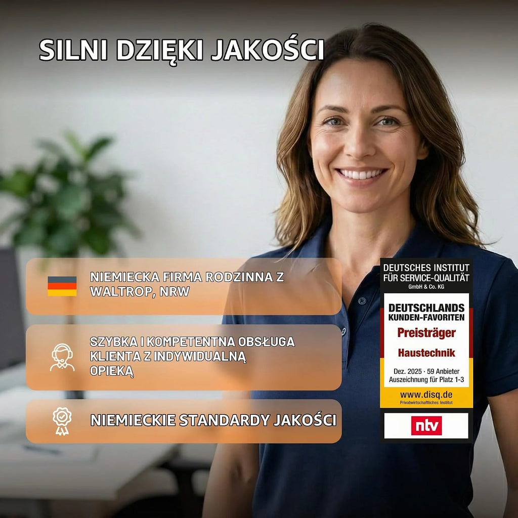 BRINGER Ogrzewanie na podczerwień - ogrzewanie elektryczne na podczerwień z ochroną przed przegrzaniem - element grzewczy CarbonCrystal - najnowsza technologia - termostat, WLAN, Smart Home