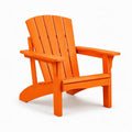 Silla Adirondack de madera naranja