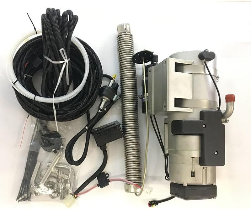 WEIMILOR Calefactor de agua 10 KW 12 V/24 V, calentador de agua, calentador de combustible líquido, calentador diésel para barco, caravana, autobús, autocaravana 12 V